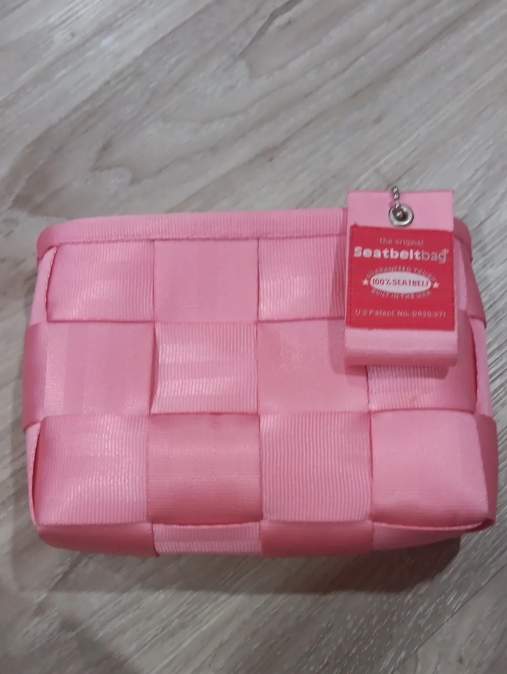 Harveys Pink Seatbelt Makeup Bag
